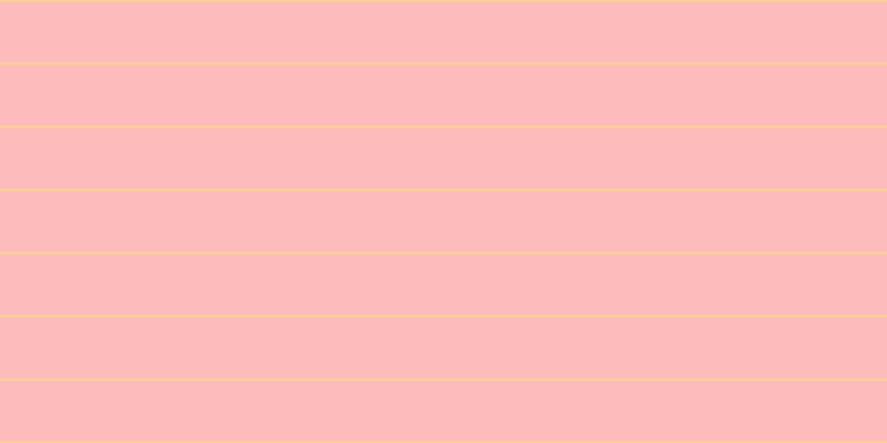 #fdbbbb, #fcd393 horizontal lines, two pixels wide, fifty-five pixels apart