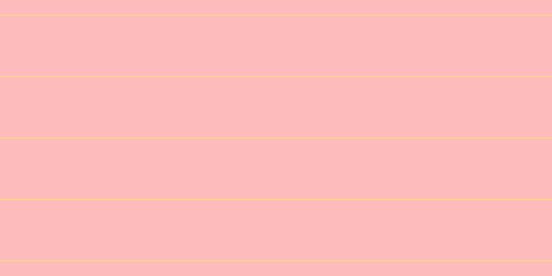 #fdbbbb, #fcd393 horizontal lines, two pixels wide, eighty-seven pixels apart