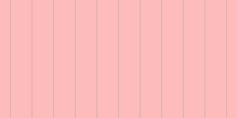 #fdbbbb, #88a393 vertical lines, one pixels wide, seventy-two pixels apart
