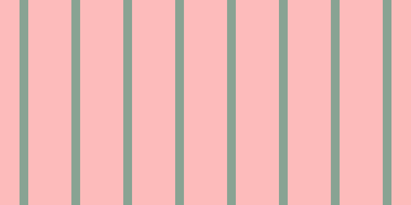 #fdbbbb, #88a393 vertical lines, seventeen pixels wide, eighty-four pixels apart