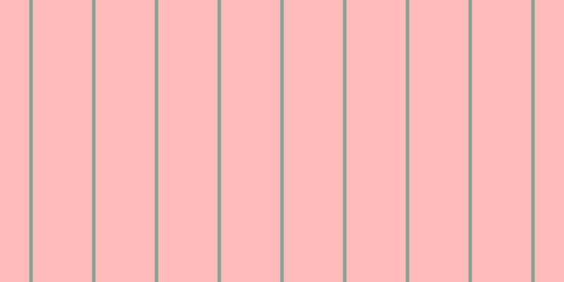 #fdbbbb, #88a393 vertical lines, five pixels wide, eighty-four pixels apart