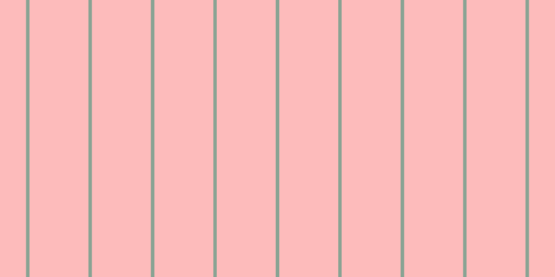 #fdbbbb, #88a393 vertical lines, five pixels wide, eighty-five pixels apart