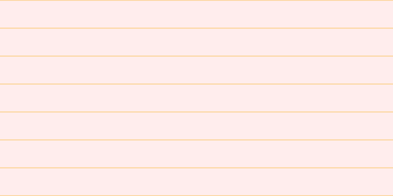 #fdbbbb (25%), #fcd393 horizontal lines, two pixels wide, fifty-five pixels apart