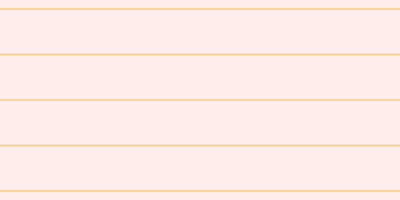 #fdbbbb (25%), #fcd393 horizontal lines, four pixels wide, eighty-seven pixels apart