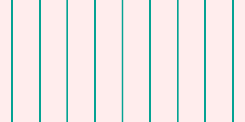 #fdbbbb (25%), #04a393 vertical lines, six pixels wide, eighty-four pixels apart