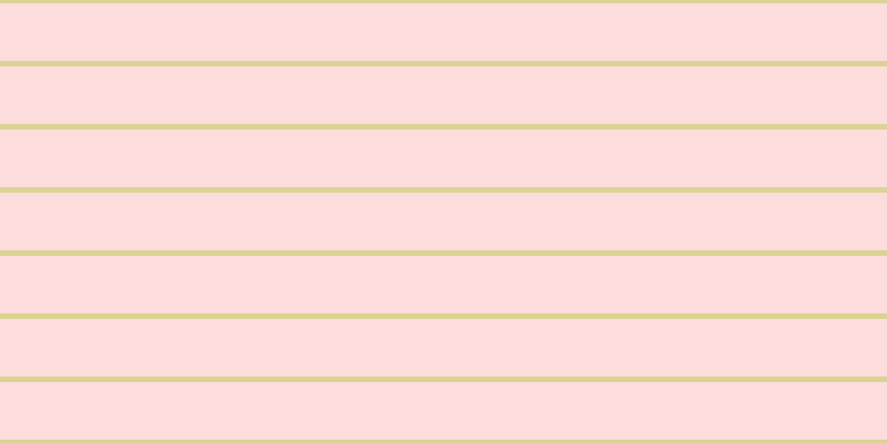 #fdbbbb (50%), #dbd393 horizontal lines, five pixels wide, fifty-two pixels apart
