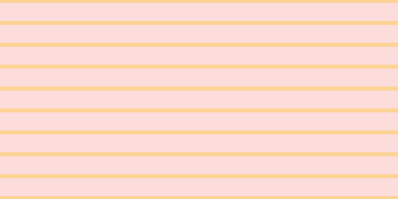 #fdbbbb (50%), #fcd393 horizontal lines, eight pixels wide, thirty-six pixels apart