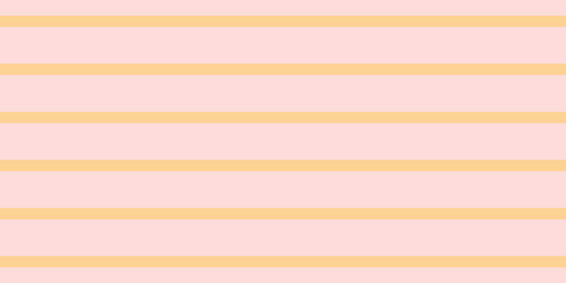 #fdbbbb (50%), #fcd393 horizontal lines, sixteen pixels wide, fifty-two pixels apart