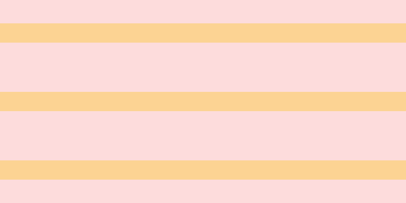 #fdbbbb (50%), #fcd393 horizontal lines, thirty-eight pixels wide, ninety-seven pixels apart