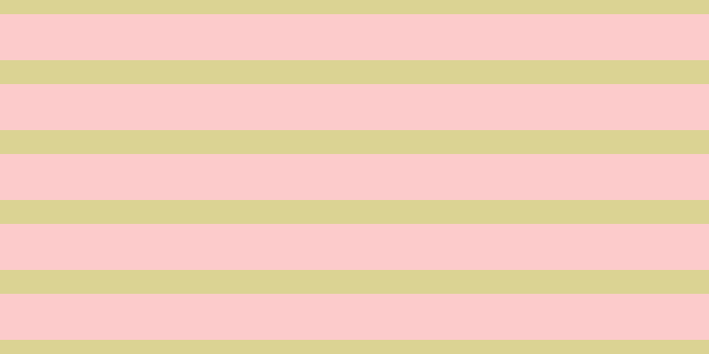 #fdbbbb (75%), #dbd393 horizontal lines, twenty-seven pixels wide, fifty-two pixels apart