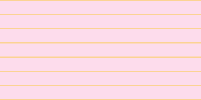 #fdbbdc (50%), #fcd393 horizontal lines, five pixels wide, fifty-two pixels apart