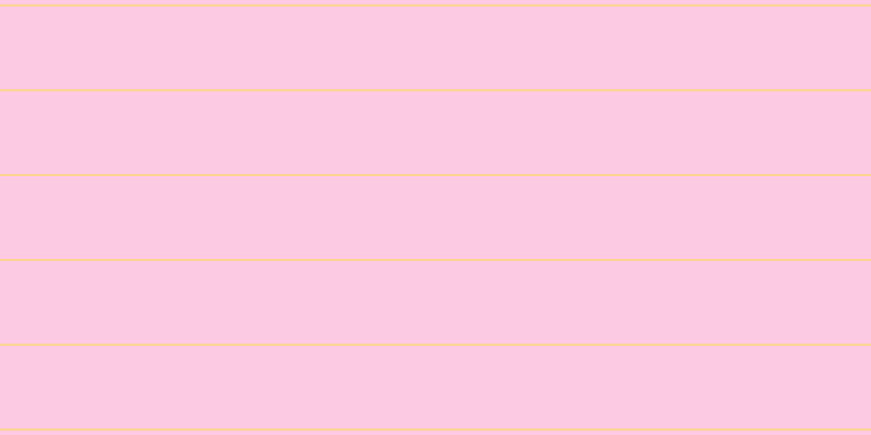#fdbbdc (75%), #fcd393 horizontal lines, two pixels wide, seventy-six pixels apart