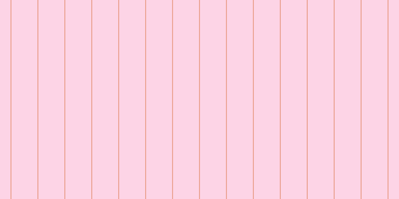 #fdd4e6, #eba393 vertical lines, two pixels wide, fifty-two pixels apart