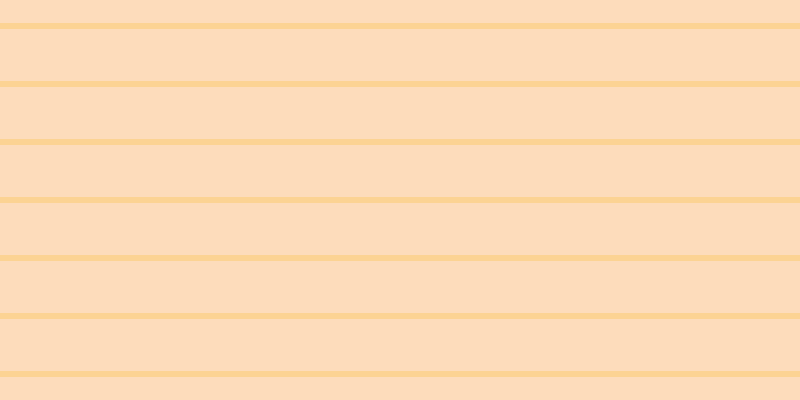 #fddcbb, #fcd393 horizontal lines, six pixels wide, fifty-two pixels apart