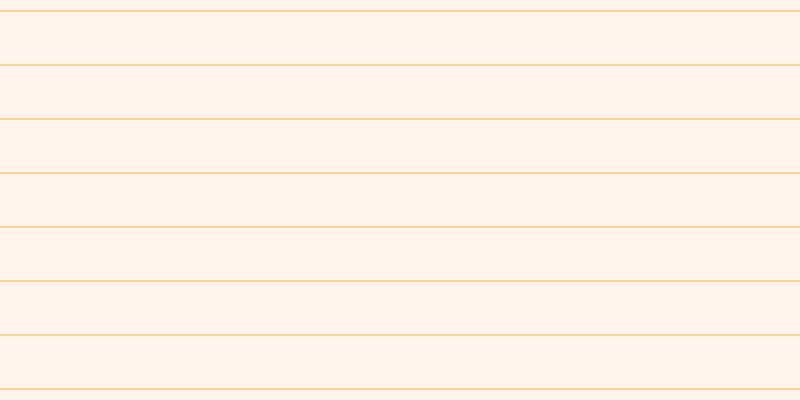#fddcbb (25%), #fcd393 horizontal lines, two pixels wide, fifty-two pixels apart