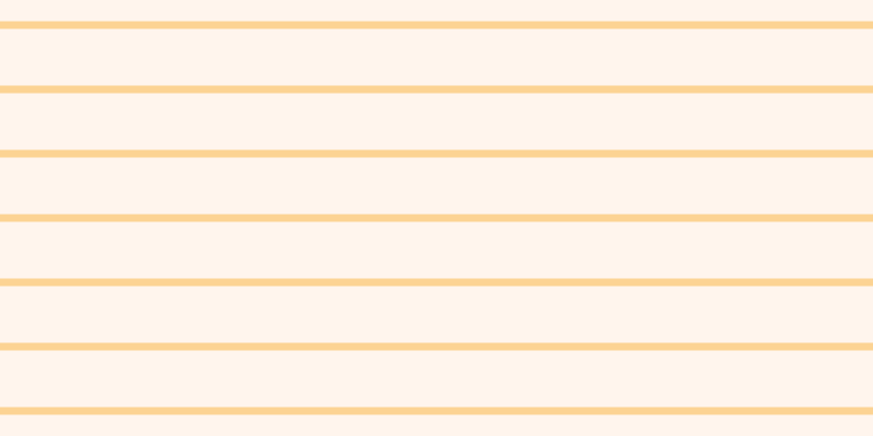 #fddcbb (25%), #fcd393 horizontal lines, seven pixels wide, fifty-two pixels apart