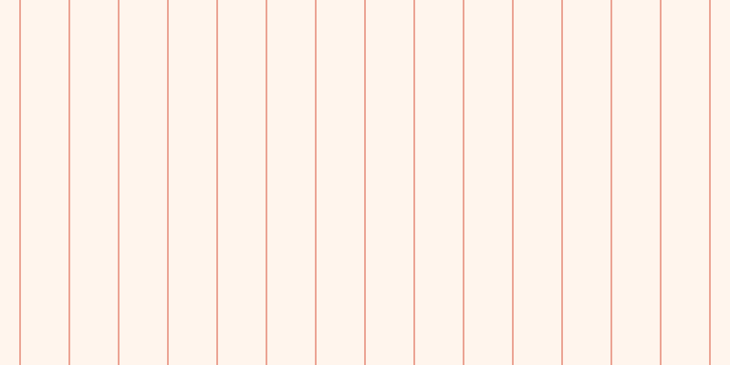 #fddcbb (25%), #eba393 vertical lines, two pixels wide, fifty-two pixels apart