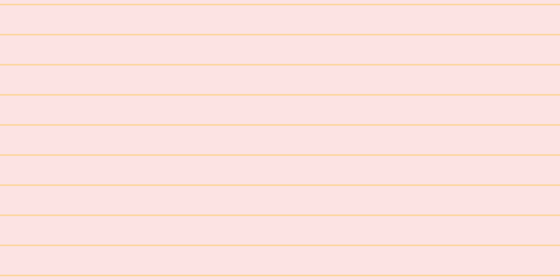 #fddcdc (75%), #fcd393 horizontal lines, two pixels wide, forty-one pixels apart