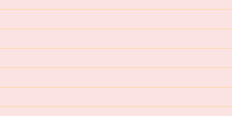 #fddcdc (75%), #fcd393 horizontal lines, two pixels wide, sixty-five pixels apart