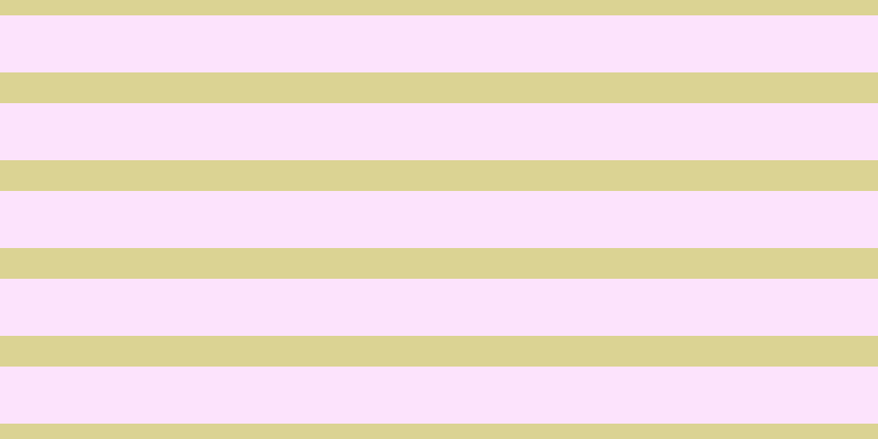 #fddcfd (75%), #dbd393 horizontal lines, twenty-eight pixels wide, fifty-two pixels apart