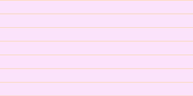 #fddcfd (75%), #fcd393 horizontal lines, two pixels wide, fifty-five pixels apart