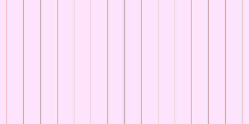 #fddcfd (75%), #eba393 vertical lines, two pixels wide, fifty-two pixels apart