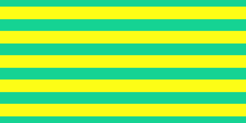 #fdfd16, #15d393 horizontal lines, thirty-eight pixels wide, forty-one pixels apart