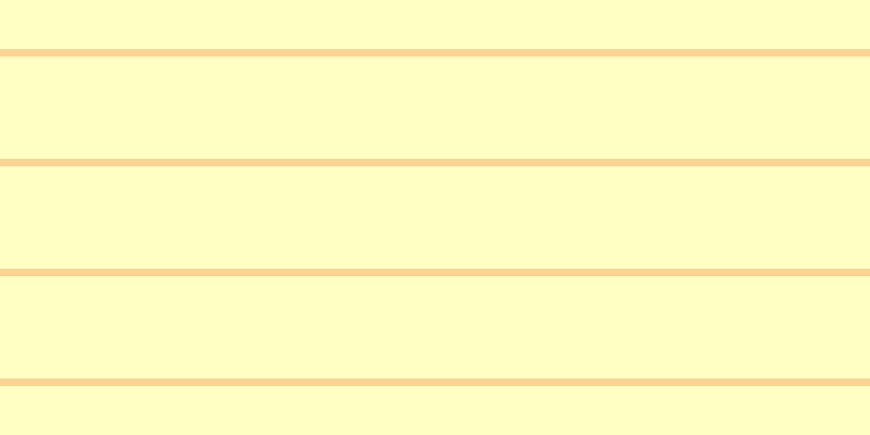 #fdfd16 (25%), #fcd393 horizontal lines, seven pixels wide, ninety-four pixels apart