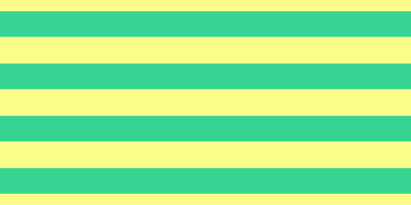 #fdfd16 (50%), #36d393 horizontal lines, fifty pixels wide, fifty-two pixels apart
