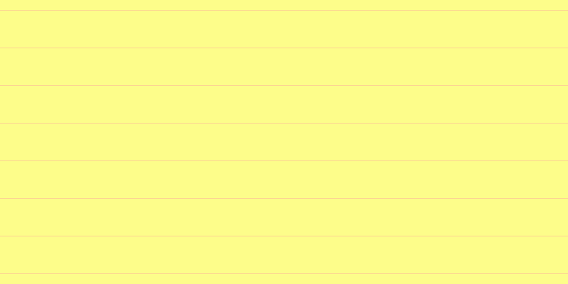 #fdfd16 (50%), #fcd393 horizontal lines, one pixels wide, fifty-two pixels apart