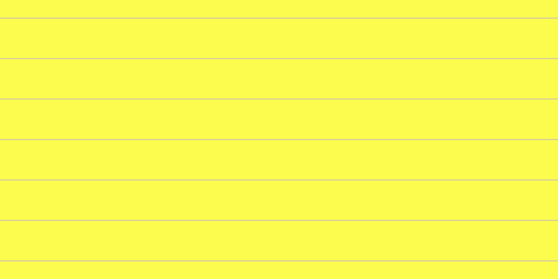 #fdfd16 (75%), #dbd393 horizontal lines, two pixels wide, fifty-six pixels apart