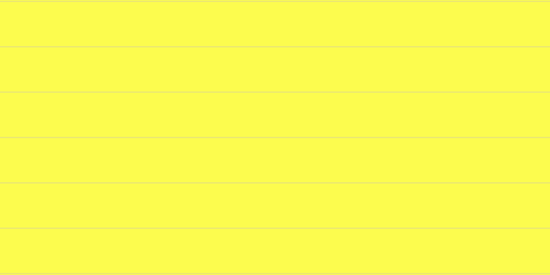#fdfd16 (75%), #dbd393 horizontal lines, one pixels wide, sixty-five pixels apart