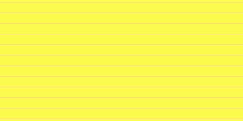#fdfd16 (75%), #fcd393 horizontal lines, two pixels wide, thirty-three pixels apart
