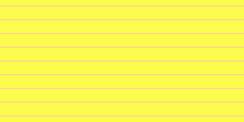 #fdfd16 (75%), #fcd393 horizontal lines, four pixels wide, forty-one pixels apart
