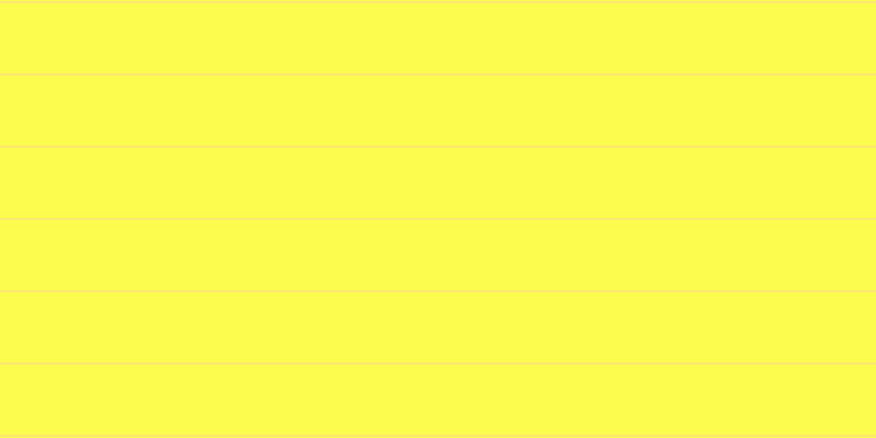 #fdfd16 (75%), #fcd393 horizontal lines, one pixels wide, sixty-five pixels apart