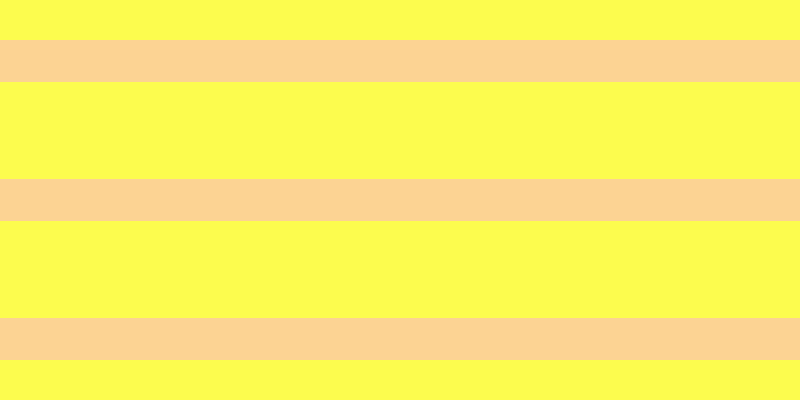 #fdfd16 (75%), #fcd393 horizontal lines, forty-two pixels wide, ninety-seven pixels apart