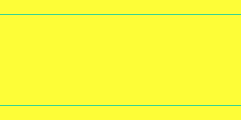 #fdfd37, #36d393 horizontal lines, one pixels wide, one hundred pixels apart