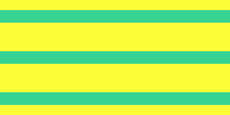 #fdfd37, #36d393 horizontal lines, forty-four pixels wide, ninety-nine pixels apart