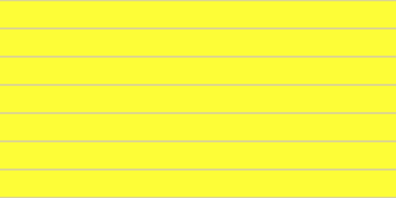 #fdfd37, #dbd393 horizontal lines, four pixels wide, fifty-three pixels apart