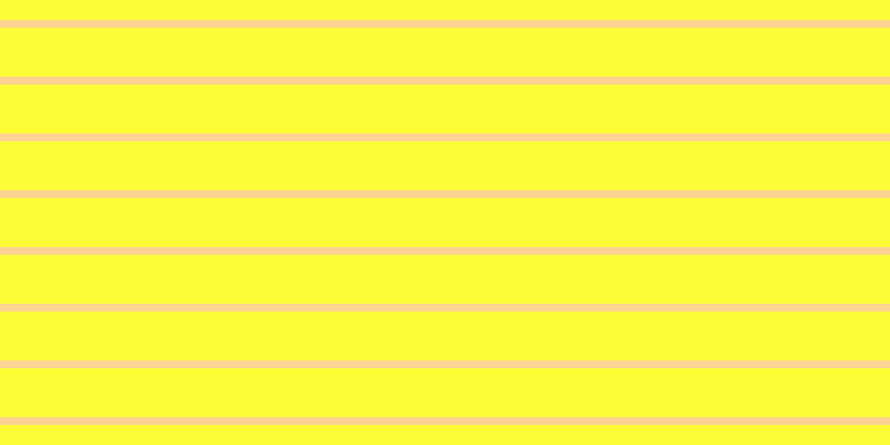 #fdfd37, #fcd393 horizontal lines, seven pixels wide, forty-four pixels apart