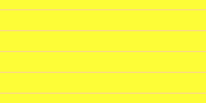 #fdfd37, #fcd393 horizontal lines, four pixels wide, seventy-seven pixels apart