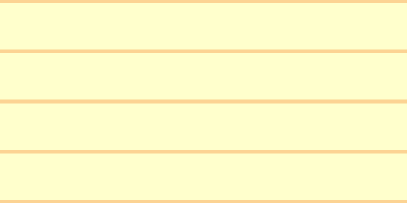 #fdfd37 (25%), #fcd393 horizontal lines, seven pixels wide, ninety-two pixels apart