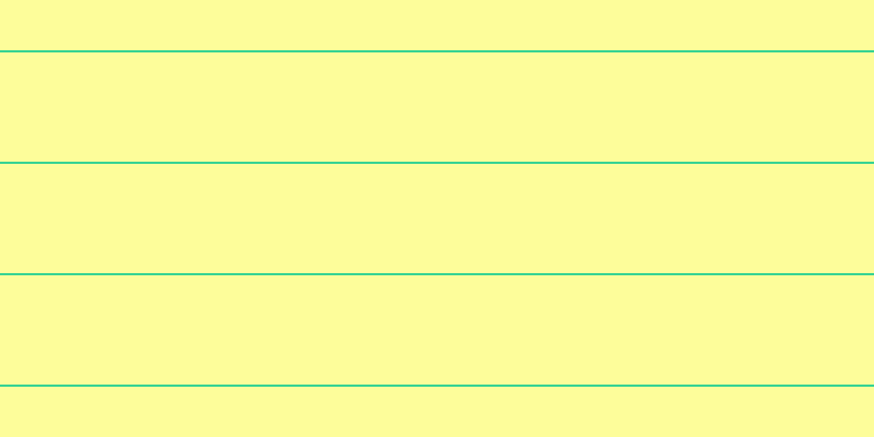 #fdfd37 (50%), #36d393 horizontal lines, two pixels wide, one hundred pixels apart