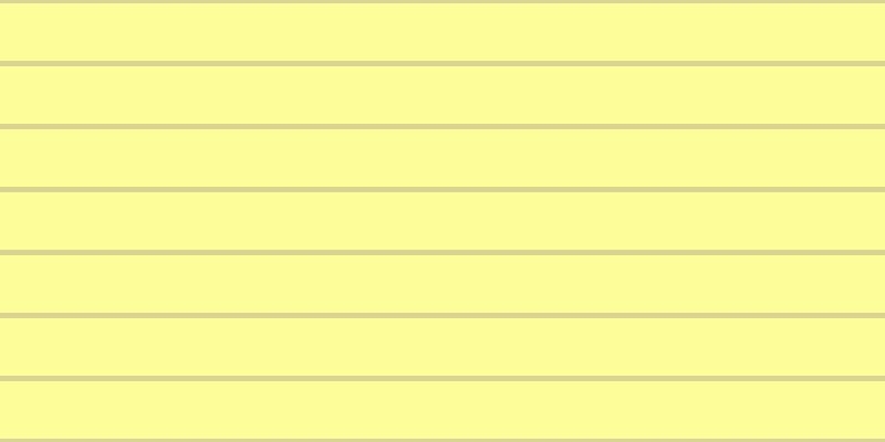 #fdfd37 (50%), #dbd393 horizontal lines, five pixels wide, fifty-two pixels apart