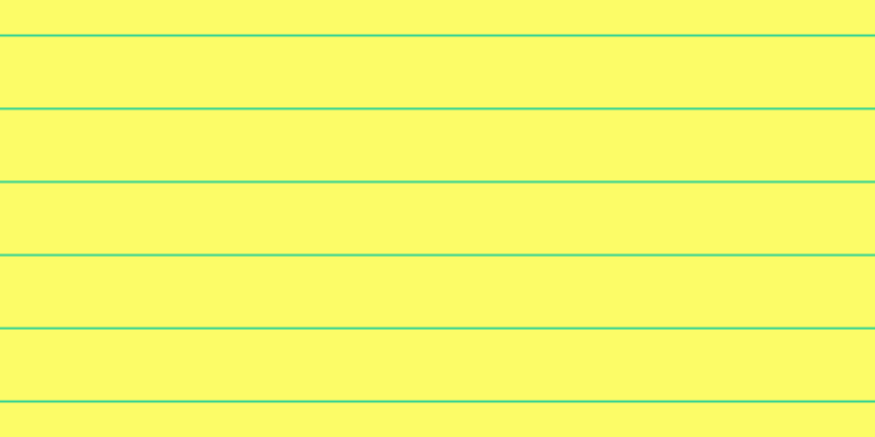 #fdfd37 (75%), #36d393 horizontal lines, two pixels wide, sixty-five pixels apart