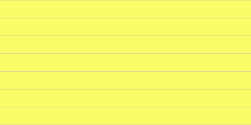 #fdfd37 (75%), #dbd393 horizontal lines, two pixels wide, fifty-five pixels apart