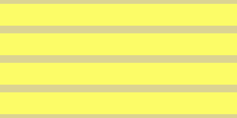 #fdfd37 (75%), #dbd393 horizontal lines, twenty-six pixels wide, seventy-four pixels apart