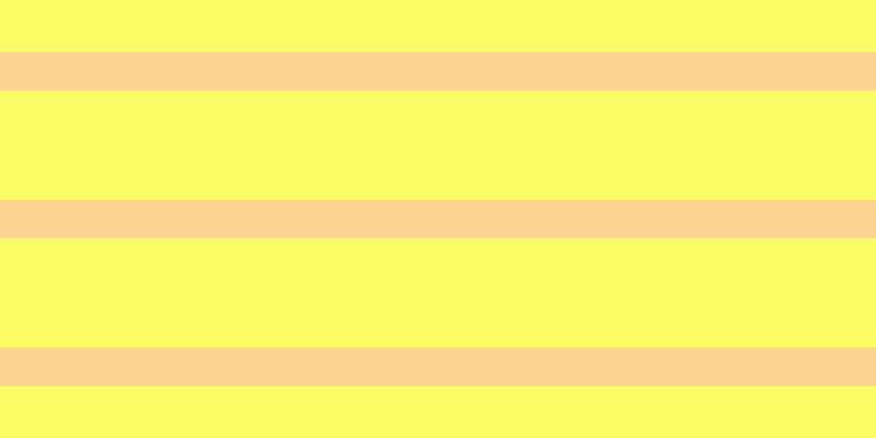 #fdfd37 (75%), #fcd393 horizontal lines, thirty-five pixels wide, one hundred pixels apart