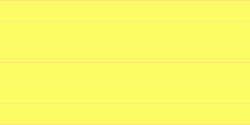 #fdfd37 (75%), #fcd393 horizontal lines, one pixels wide, sixty-five pixels apart
