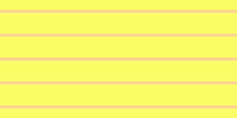 #fdfd37 (75%), #fcd393 horizontal lines, ten pixels wide, seventy-one pixels apart